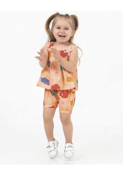 Kız Bebek Tunik Model Şortlu Alt-Üst Takım indirimleri