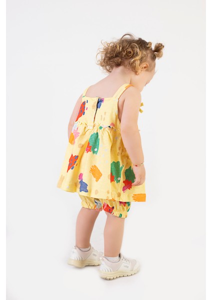 Kız Bebek Tunik Model Şortlu Alt-Üst Takım indirimleri