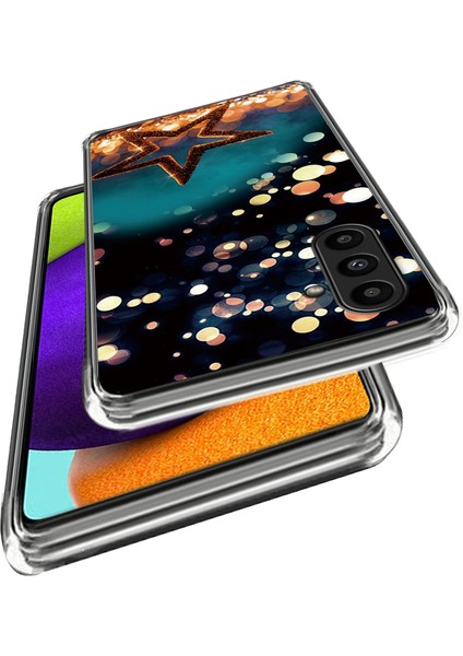 Samsung Galaxy A14 4g/5g İnce Desen Baskılı Tpu Beş Köşeli Yıldız Telefon Kılıfı (Yurt Dışından) fiyatları