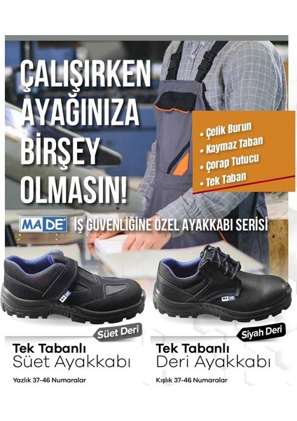 Çelik Burunlu Kaymaz Iş Ayakkabısı - Kışlık - Bağcıklı - 45 indirimleri