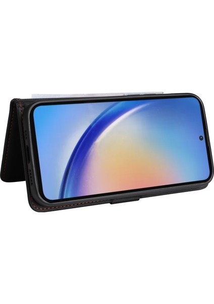 Samsung Galaxy A35 5g Pu Deri Çıkarılabilir Manyetik Telefon Kılıfı (Yurt Dışından)