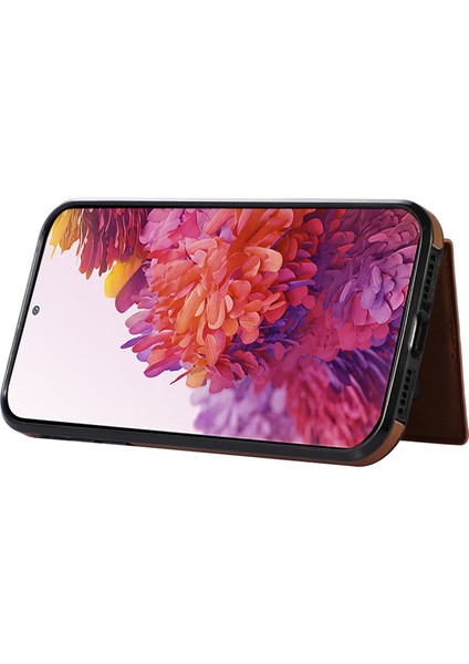 Samsung Galaxy S20 Fe 2022/S20 FE/S20 Fe 5g Kart Tutucu Tpu+Pu Deri KabukKahverengi Telefon Kılıfı (Yurt Dışından) modelleri
