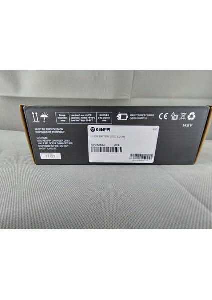 Kemppi Beta E90 Gama Gth3 Için Orijinal Kemppı Sd 3.2A.H Yedek Batarya