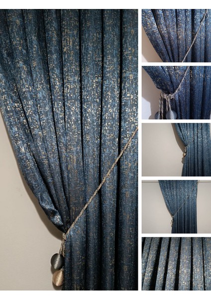 MebelPort Curtain Fon Jakar Perde Perla Desen Tek Kanat Sık Pileli(1 x 3) modelleri