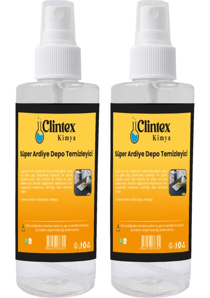 Süper Ardiye Depo Temizleyici 2X200 ml