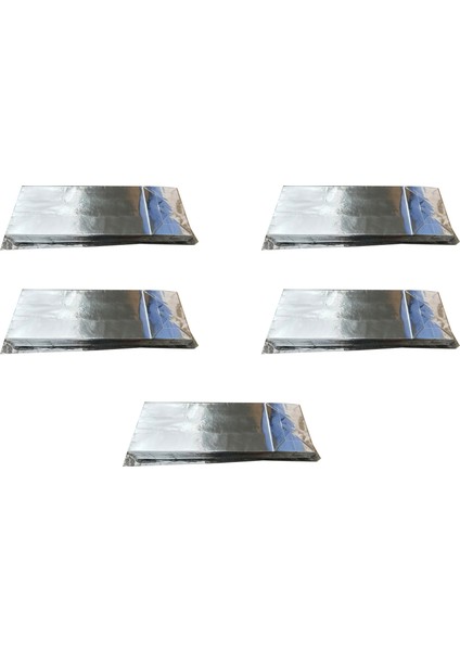 Metalize Kraft Kese Kağıdı - Küçük Boy - 10 x 30 Cm. - 20 Adetlik 5 Paket