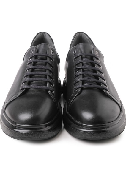 Erkek Sneaker ( Günlük) KA-ALFA3203 John May Siyah Cemre-Siyah Kırışık