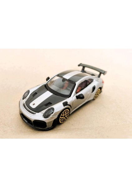 1:43 Street Fire 2'li Set Bugattı Chiron - Porsche 911 Gt 2