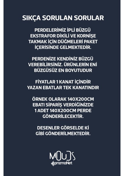 Lacivert Çiçek Desenli Süet Oturma Odası Salon Fon Perde Baskılı Ekstrafor Büzgü Tek Kanat PRD-1021