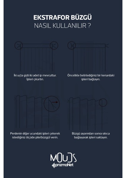 Lacivert Çiçek Desenli Süet Oturma Odası Salon Fon Perde Baskılı Ekstrafor Büzgü Tek Kanat PRD-1021