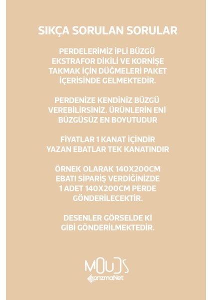 Camomile Papatya Desenli Süet Oturma Odası Salon Fon Perde Baskılı Ekstrafor Büzgü Tek Kanat