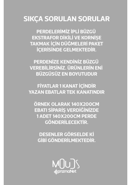 Beyaz Kalpler Desenli Süet Oturma Odası Salon Fon Perde Baskılı Ekstrafor Büzgü Tek Kanat PRD-1043