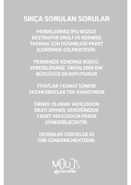 Flower Art 2 Desenli Süet Oturma Odası Salon Fon Perde Baskılı Ekstrafor Büzgü Tek Kanat PRD-1031