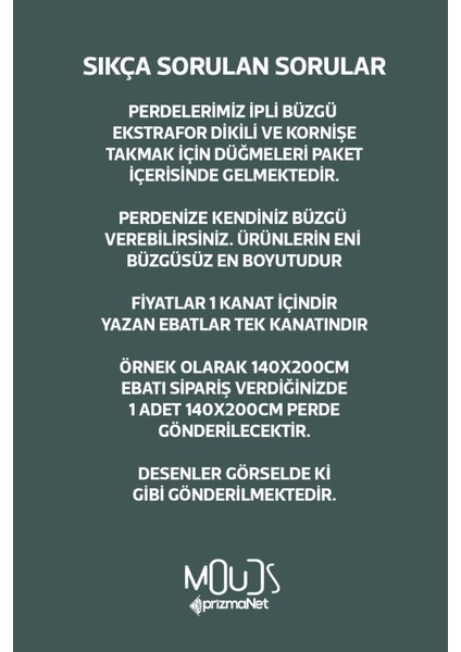 Farmer Desenli Süet Oturma Odası Salon Fon Perde Dijital Baskılı Ekstrafor Büzgü Tek Kanat PRD-1108