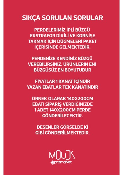 Kalpler Desenli Süet Oturma Odası Salon Fon Perde Dijital Baskılı Ekstrafor Büzgü Tek Kanat PRD-1042