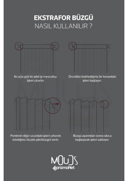 Bej Minimal Çiçek Desenli Süet Oturma Odası Salon Fon Perde Baskılı Ekstrafor Büzgü Tek Kanat