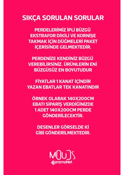 Wave Fuchsia Desenli Süet Oturma Odası Salon Fon Perde Ekstrafor Büzgü Tek Kanat PRD-1097