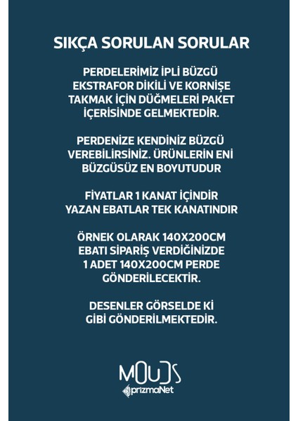 Anatolia 6 Desenli Süet Oturma Odası Salon Fon Perde Baskılı Ekstrafor Büzgü Tek Kanat PRD-1014