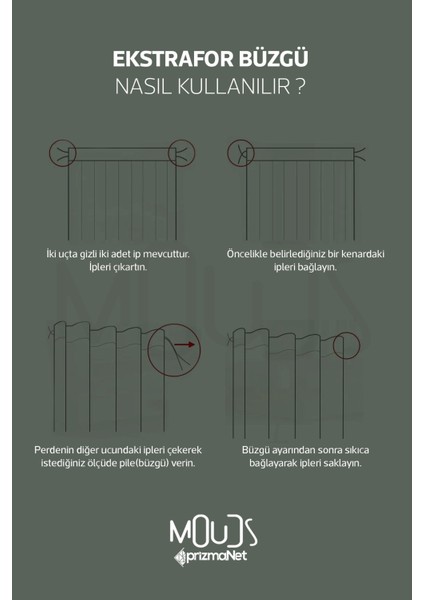 Soft Oval Desenli Süet Oturma Odası Salon Fon Perde Baskılı Ekstrafor Büzgü Tek Kanat PRD-1111