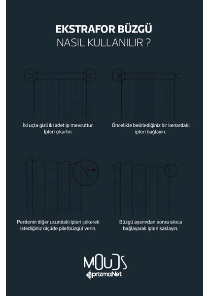 Japanese Stone Desenli Süet Oturma Odası Salon Fon Perde Baskılı Ekstrafor Büzgü Tek Kanat PRD-1109