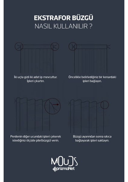 Mavi Çiçek Desenli Süet Oturma Odası Salon Fon Perde Baskılı Ekstrafor Büzgü Tek Kanat PRD-1055