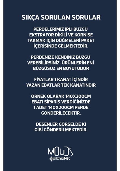Navy Vintage 2 Desenli Süet Oturma Odası Salon Fon Perde Baskılı Ekstrafor Büzgü Tek Kanat PRD-1065