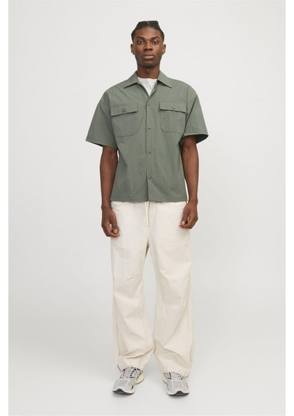 Jack&jones Jcoaltıtude Shırt Ss OVERSIZED12251280 Yeşil