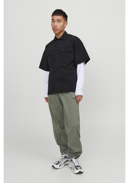 Jcoaltıtude Shırt Ss OVERSIZED12251280 Siyah