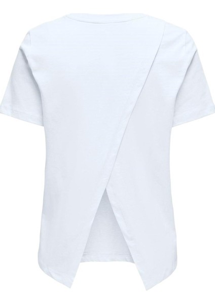 Only Onlkelly Lıfe S/s Back Wrap Top Jrs 15319398 P.beyaz fırsatları