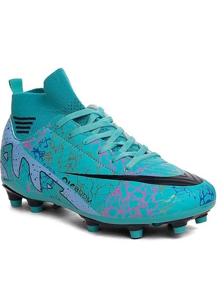 La Liga Erkek 565 Bilekli Çoraplı Krampon Turkuaz Futbol Ayakkabısı fiyatları