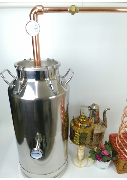 50 Litre Klasik Bakır Imbik Damıtma Sistemi