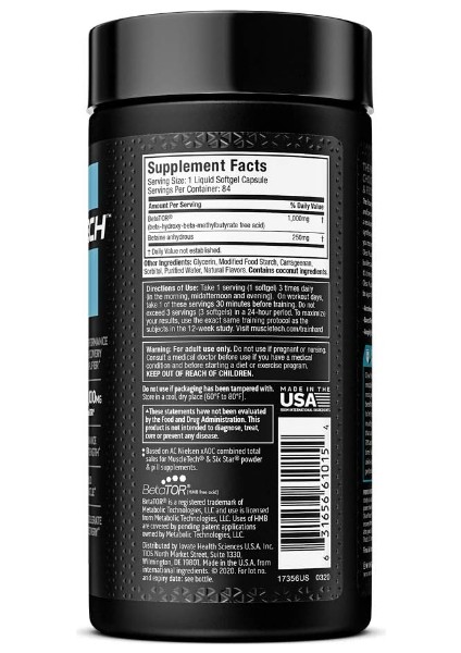 Clear Hmb 84 Liquid Softgels ABD