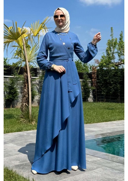 Dilek Indigo Elbise