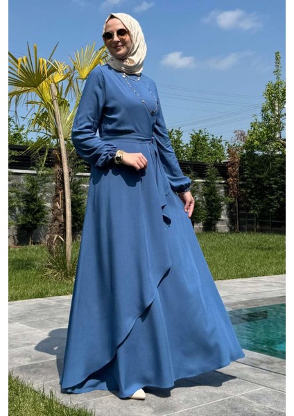 Dilek Indigo Elbise