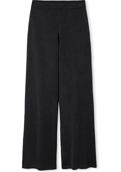 Wide Leg Fit Triko Pantolon