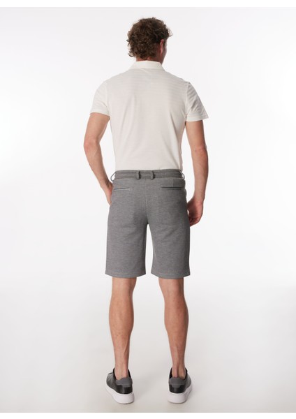 Lacivert Erkek Bağlamalı Basic Bermuda Şort F4SM-SHT-0756