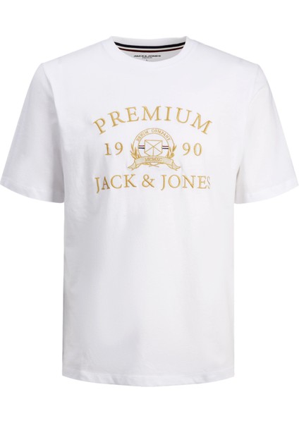 Baskılı Beyaz Erkek Çocuk T-Shirt Jprbludave Ss Tee Sg Jnr