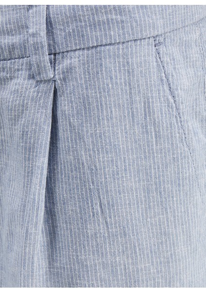 Tapered Fit Lacivert Erkek Şort Jpstace Jjcaıro Lınen Blend Short fiyatları