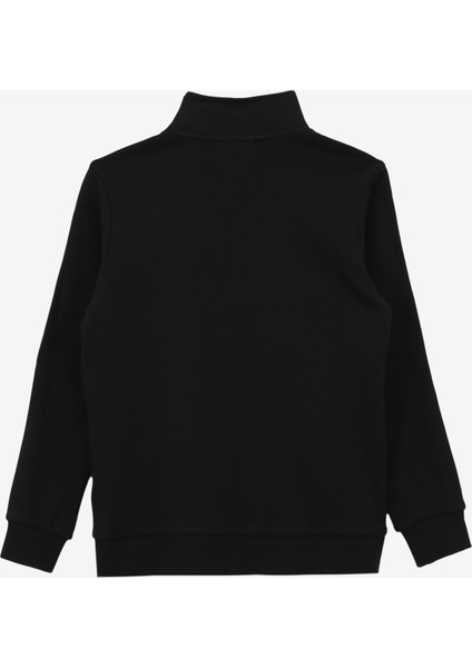 Siyah Erkek Çocuk Dik Yaka Relaxed Sweatmont D4SB-SWT3028 fiyatları