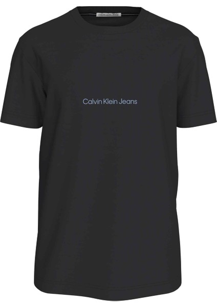Düz Siyah Erkek T-Shirt J30J325197BEH