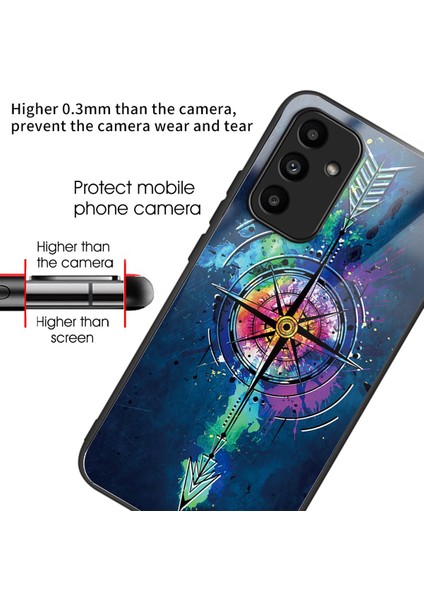 Samsung Galaxy A15 4g/5g Kılıf Desenli Desenli Temperli Cam Telefon Kılıfı-Ok (Yurt Dışından) fiyatları