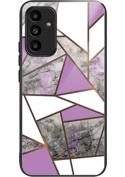 Samsung Galaxy A15 4g/5g Temperli Cam Kılıf Şok Koruyucu Telefon Kapağı Mermer Desen Tarzı P (Yurt Dışından)