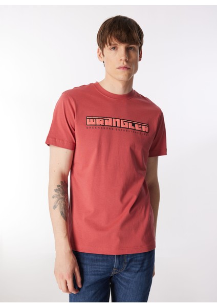 Bisiklet Yaka Gül Kurusu Erkek T-Shirt W241199620 Bisiklet Yaka T-Shirt modelleri