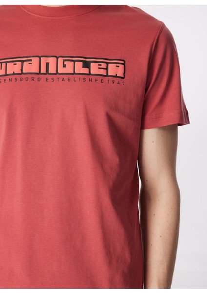 Bisiklet Yaka Gül Kurusu Erkek T-Shirt W241199620 Bisiklet Yaka T-Shirt fırsatları