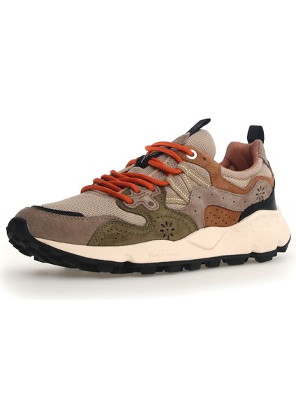 Bej - Çok Renkli Erkek Nubuk + Polyester Sneaker Yamano 3 Unı modelleri