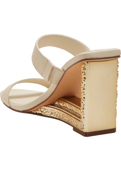 Kırık Beyaz Kadın Terlik KP2940 indirimleri
