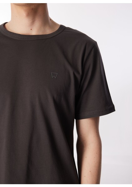 Bisiklet Yaka Antrasit Erkek T-Shirt W241575003 Bisiklet Yaka T-Shirt fırsatları