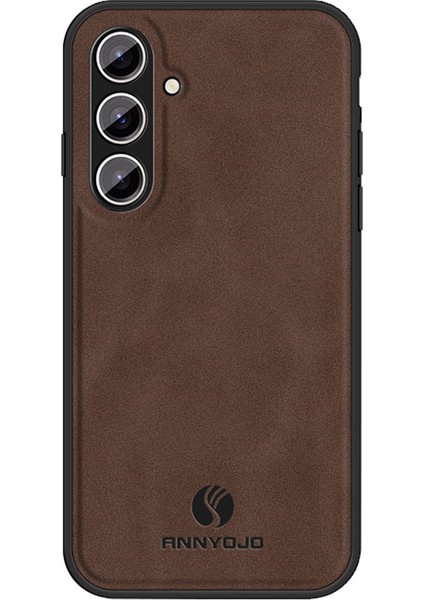 Samsung Galaxy S24+ Pu Deri+Pc+Tpu Düşmeye Dayanıklı Kahve Telefon Kılıfı (Yurt Dışından)