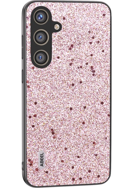 Samsung Galaxy S24+ Glitter Yüzeyli Pu Deri Çizilmez Arka Telefon Kılıfı (Yurt Dışından)