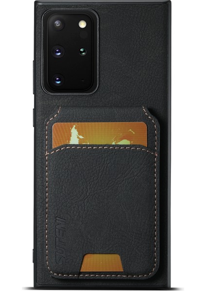 Samsung Galaxy NOTE20 Ultra 5G/NOTE20 Ultra Kart Yuvalı Kickstand Telefon Kılıfı (Yurt Dışından)